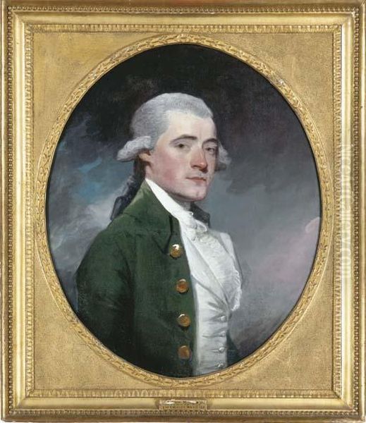 Portrait Of George Matcham Esq. Oil Painting by Gilbert Stuart