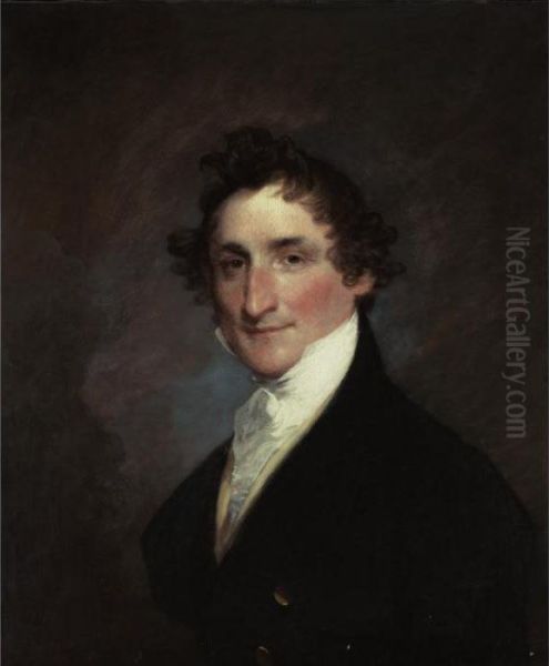 Captain James T. Gerry Oil Painting by Gilbert Stuart