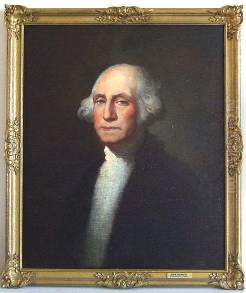 Portrait Of George Washington Oil Painting by Gilbert Stuart