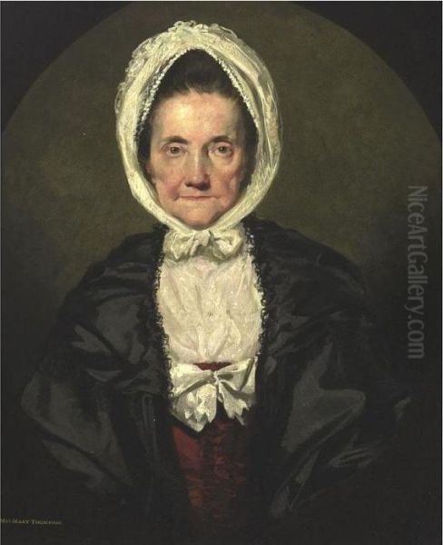 Portrait Ot Mrs. Mary Thompson Oil Painting by Gilbert Stuart