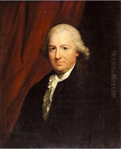 Portrait Of James Hamilton Of Sheephill (d.1800) Oil Painting by Gilbert Stuart