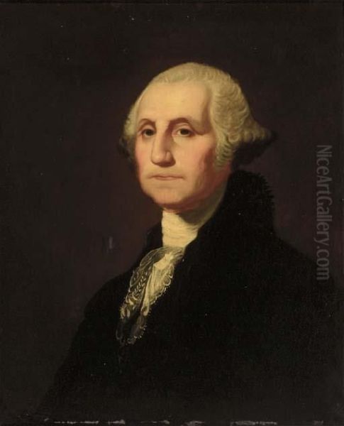 Portrait Of George Washington Oil Painting by Gilbert Stuart