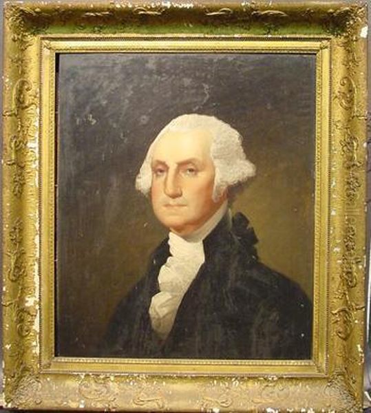 Portrait Of George Washington Oil Painting by Gilbert Stuart