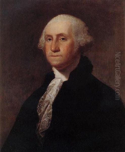 Portrait Of George Washington Oil Painting by Gilbert Stuart