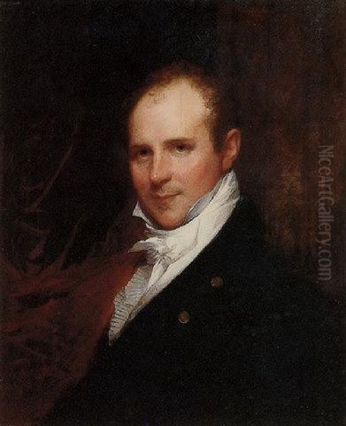 Portrait Of A Gentleman Oil Painting by Gilbert Stuart