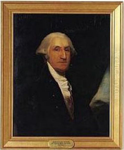 Portrait Of George Washington Oil Painting by Gilbert Stuart