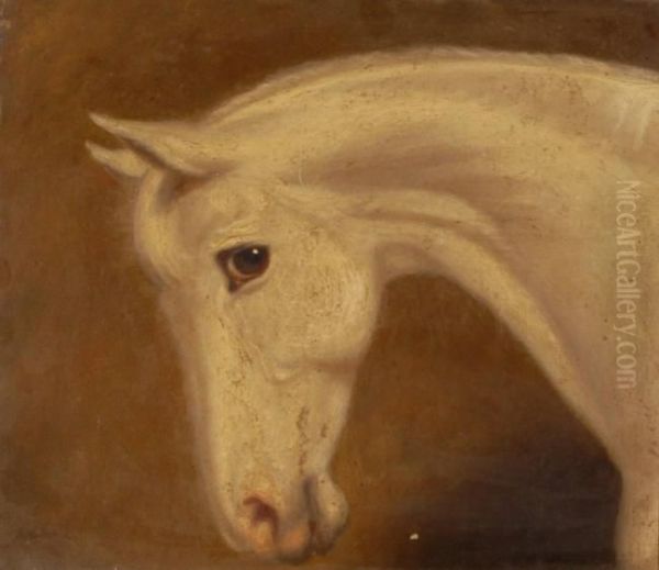 Oil On Panel Oil Painting by George Stubbs