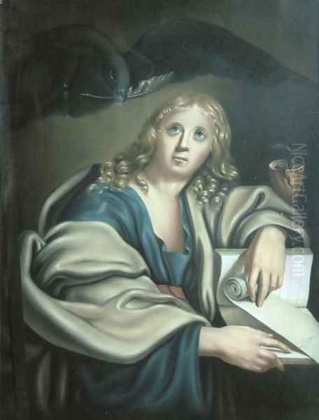 St John the Evangelist Oil Painting by French School