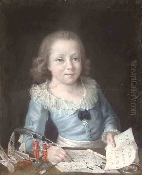 The young aristocrat Oil Painting by French School