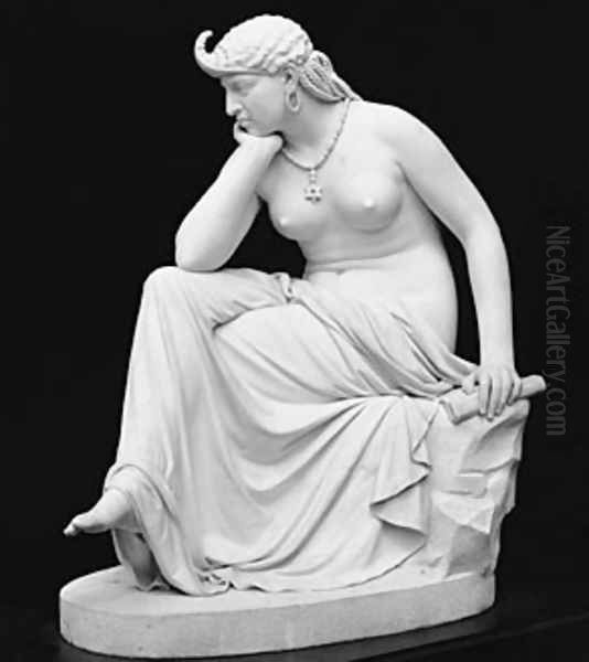 The Libyan Sibyl Oil Painting by William Wetmore Story