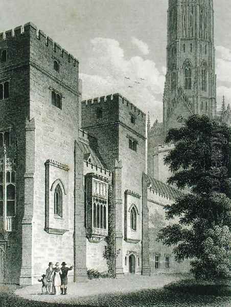 South-east View of Fonthill Abbey, published in 1812 Oil Painting by James Storer