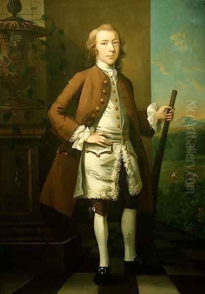 William Rice, 1744 Oil Painting by Robert Scaddon