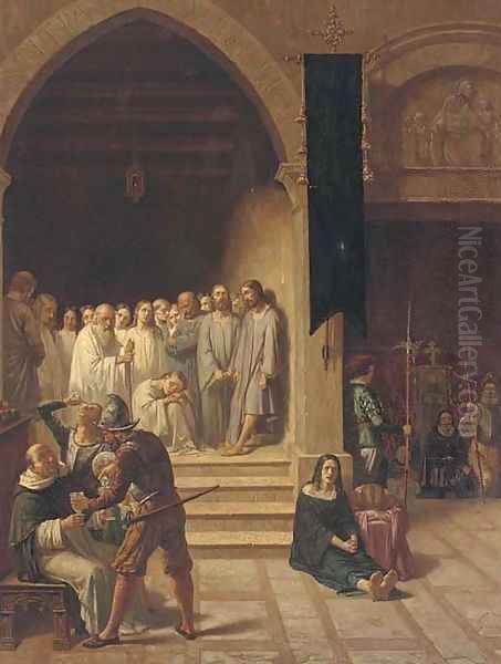 In the Vatican Oil Painting by Italian School