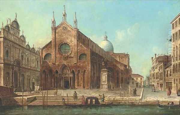 Piazza San Zaccaria, Venice Oil Painting by Italian School