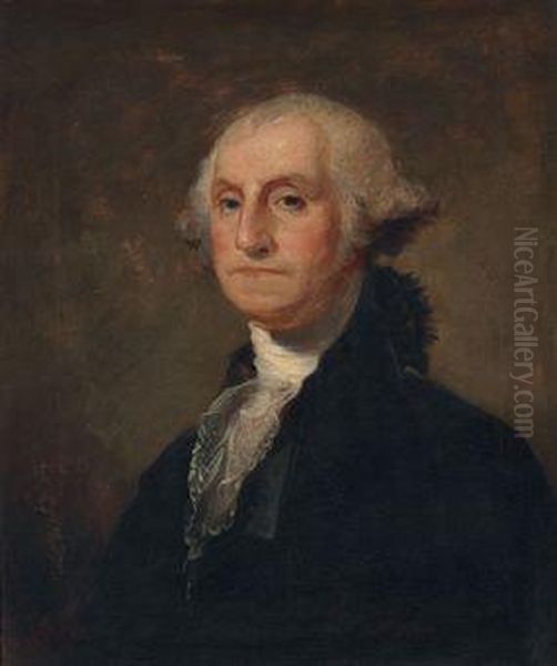 Portrait Of George Washington Oil Painting by Thomas Sully