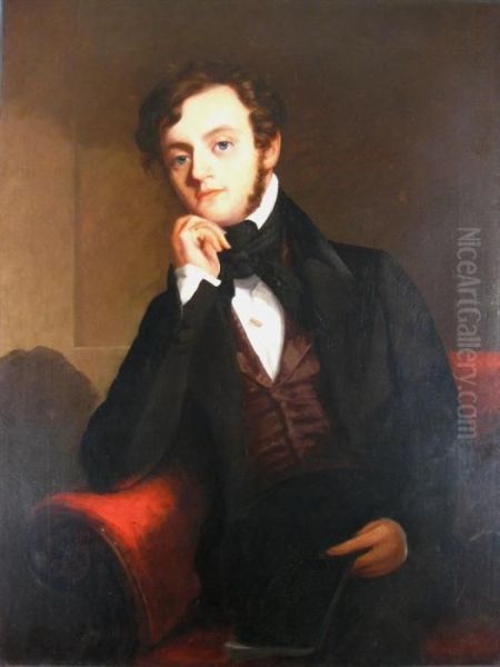 Portrait Of A Gentleman Oil Painting by Thomas Sully