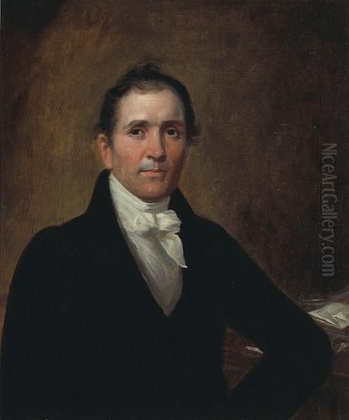 A Portrait Of Robert Anderson Oil Painting by Thomas Sully