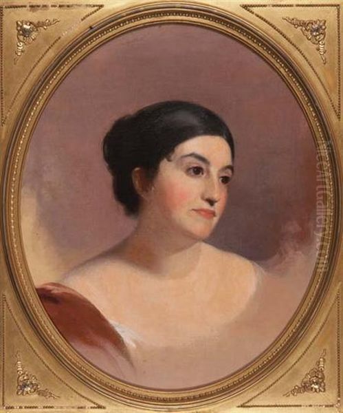 Portrait Of A Lady Oil Painting by Thomas Sully