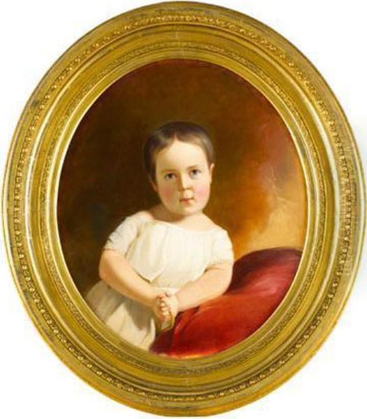 Portrait Of Charlotte Goody Oil Painting by Thomas Sully