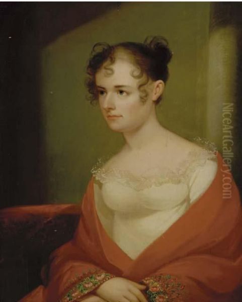 Portrait Of A Lady Oil Painting by Thomas Sully