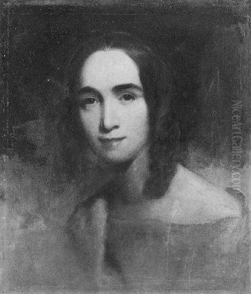 Portrait Of Abigail Taylor Oil Painting by Thomas Sully