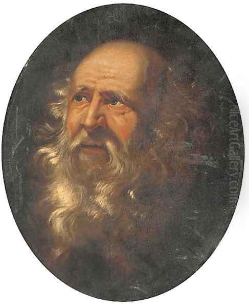 Portrait of a bearded gentleman Oil Painting by Italian School