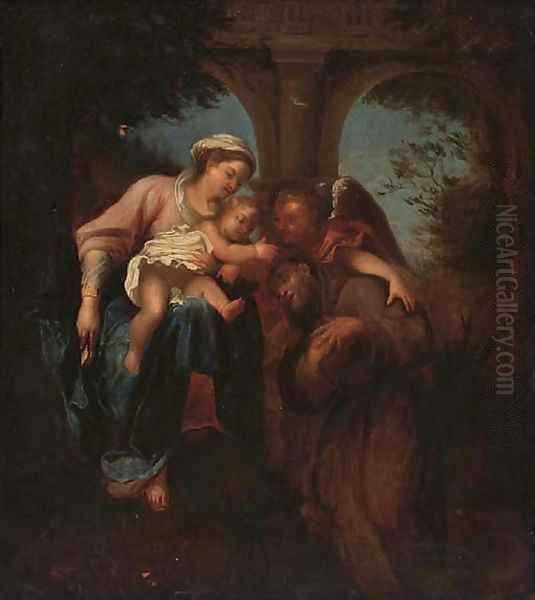 Sacra conversazione Oil Painting by Italian School