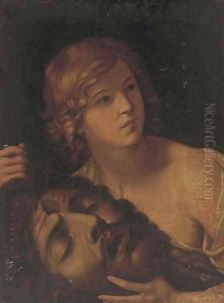 Salome with the Head of St John the Baptist Oil Painting by Italian School