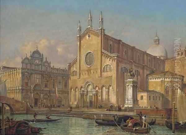 SS. Giovanni e Paolo, Venezia Oil Painting by Italian School