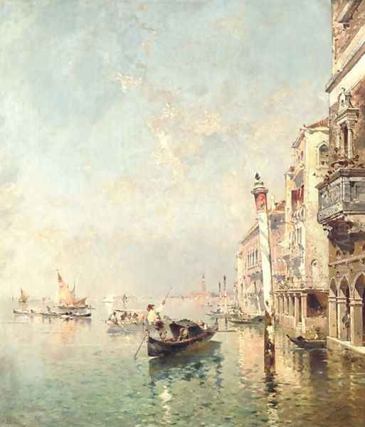 The Grand Canal, Venice Oil Painting by Italian School