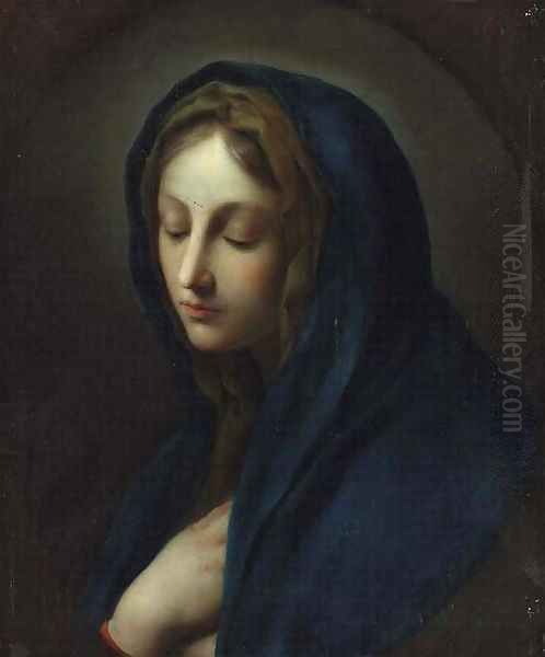 The Madonna in prayer Oil Painting by Italian School