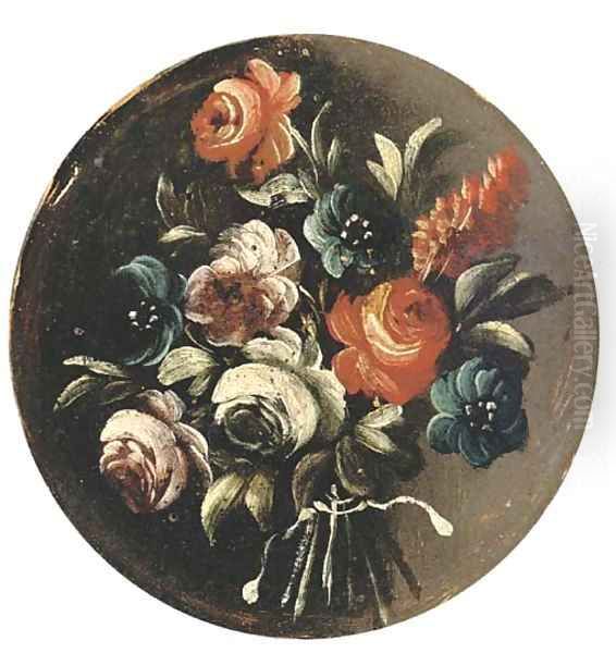 A floral bouquet Oil Painting by Italian School