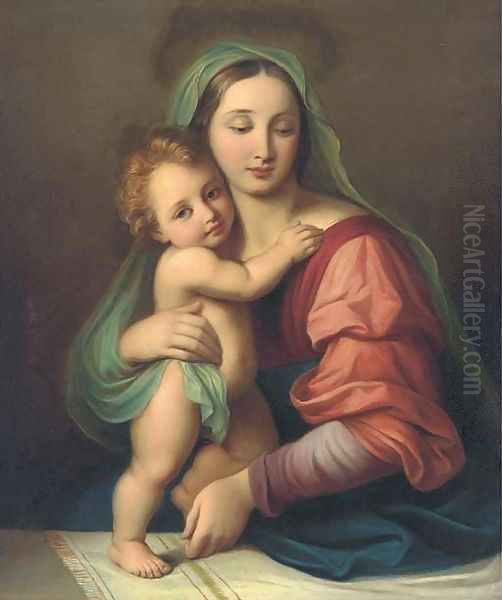 Madonna and Child 2 Oil Painting by Italian School