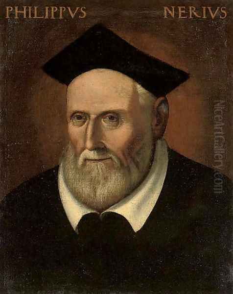 Saint Philip Neri Oil Painting by Italian School