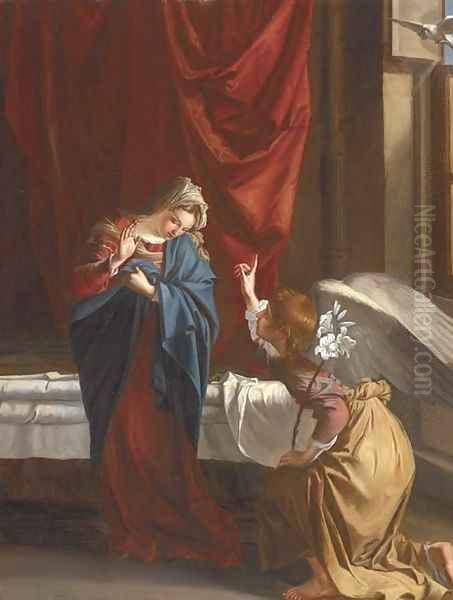 The Annunciation Oil Painting by Italian School