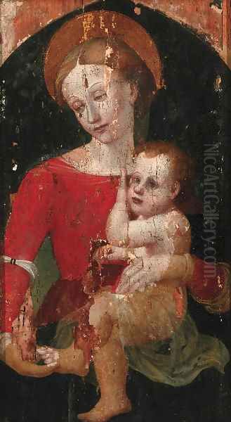 The Madonna and Child Oil Painting by Italian School