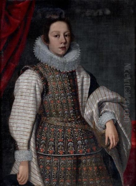 Portrait Presume De Matthias De Medicis Oil Painting by Justus Sustermans