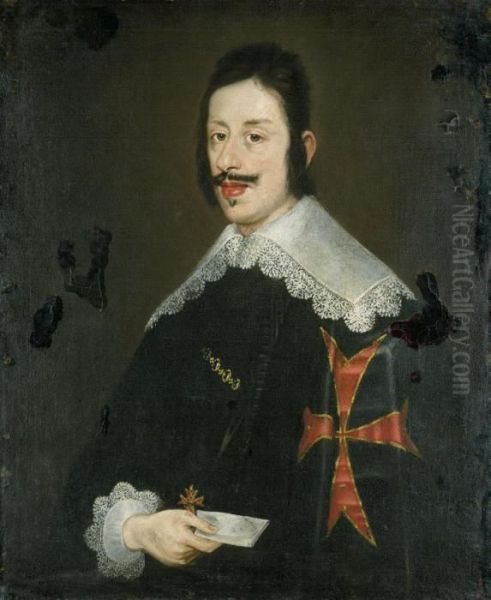 Portrait Von Ferdinando Ii Oil Painting by Justus Sustermans