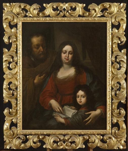 Sacra Famiglia Oil Painting by Justus Sustermans