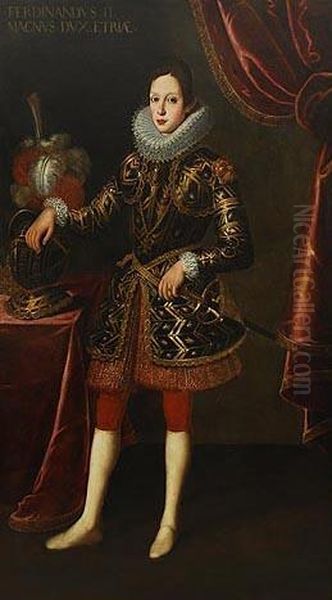 Retrato De Fernando Ii, Gran Duque De Toscana Oil Painting by Justus Sustermans