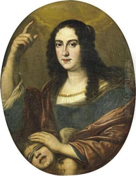 Portrait Of Vittoria Della 
Rovere, Archduchess Of Tuscany (1622-1694), Wife Of Ferdinando Ii De' 
Medici, Depicted As An Allegory Of Celestial Venus Oil Painting by Justus Sustermans