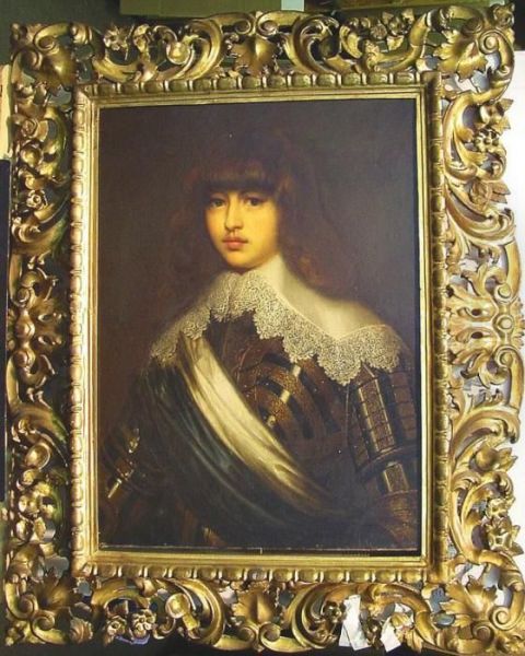 Portrait Of The Prince At Denmark Oil Painting by Justus Sustermans