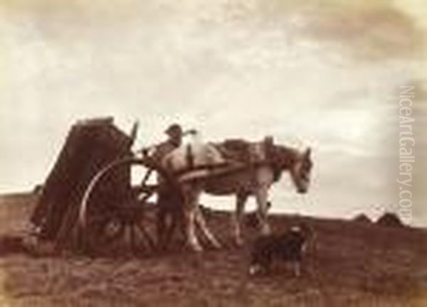 Four Rural Studies: Oil Painting by Frank Meadow Sutcliffe