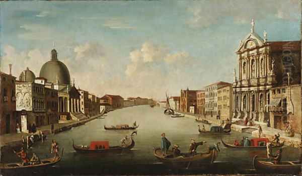 The Grand Canal, Venice 2 Oil Painting by Italian School