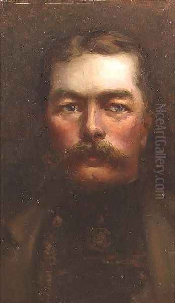 Lord Kitchener 1850-1916 Oil Painting by Elliot Sawyer