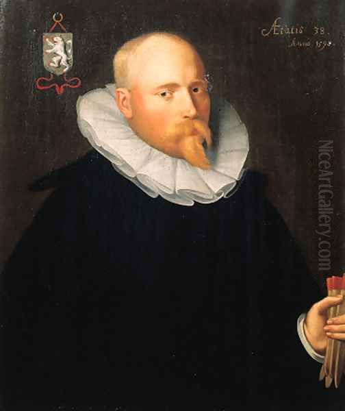 Portrait of Paulus van Heemskerck (1560-1637) Oil Painting by Dutch School