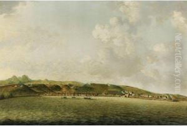 The Attack On Fort Martinique By The English On January 25, 1762,led By General Monckton Oil Painting by Francis Swaine