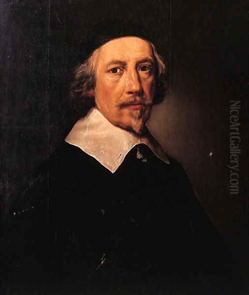 Portrait of a gentleman, possibly Hendrik van Soeteren (-1652) Oil Painting by Dutch School