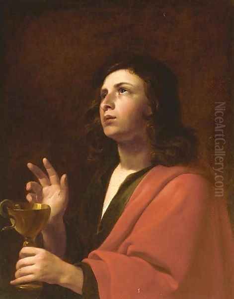 Saint John the Evangelist Oil Painting by Dutch School