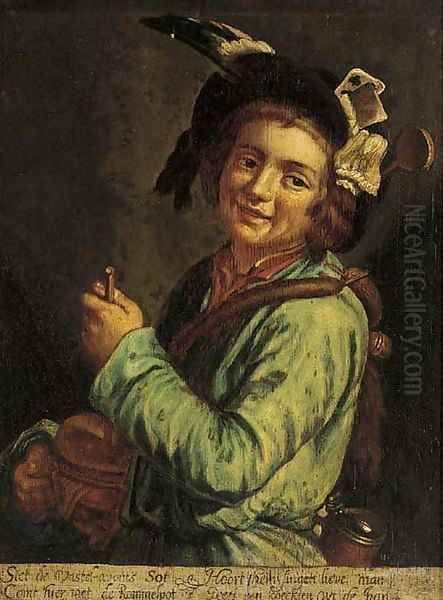 The little drummer boy Oil Painting by Dutch School